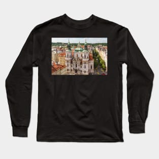 Prague city scape Long Sleeve T-Shirt